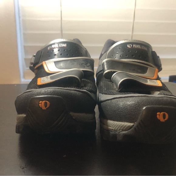 Pearl Izumi X-Alp Enduro Men’s Black Orange Silver Cycling Shoes Size EU 40/7US - Picture 4 of 12